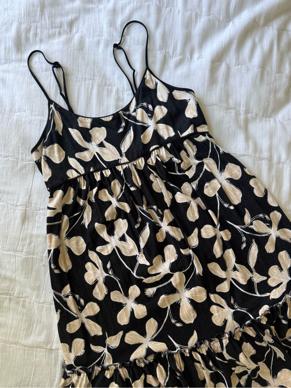 y2k Old Navy floral ruffled babydoll mini sundress